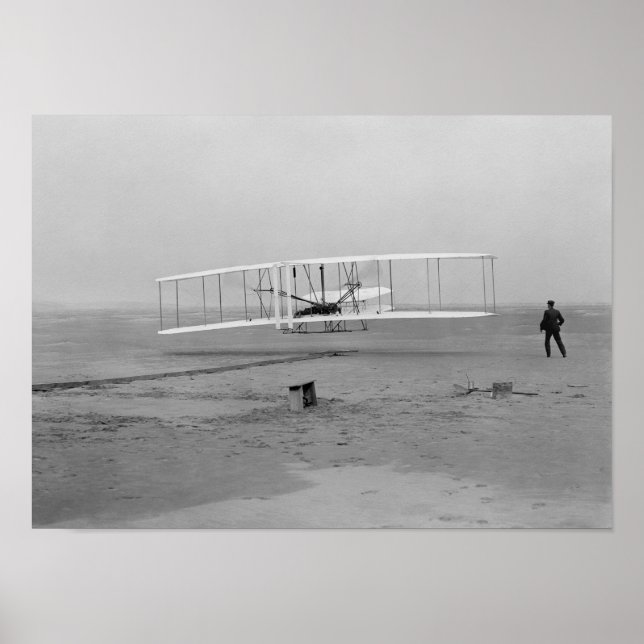 Wright Brothers First Flight Poster (Framsidan)