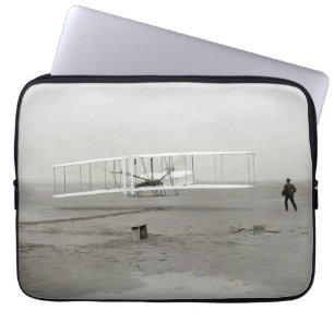 Wright Brothers Flyer First Flygplan Flight Aviati Laptop Fodral