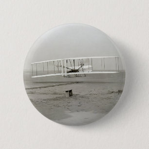 Wright Brothers Flyer Första Flygplanet Flyg Luftf Knapp