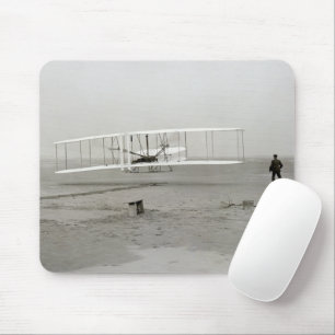Wright Brothers Flyer Första Flygplanet Flyg Luftf Musmatta