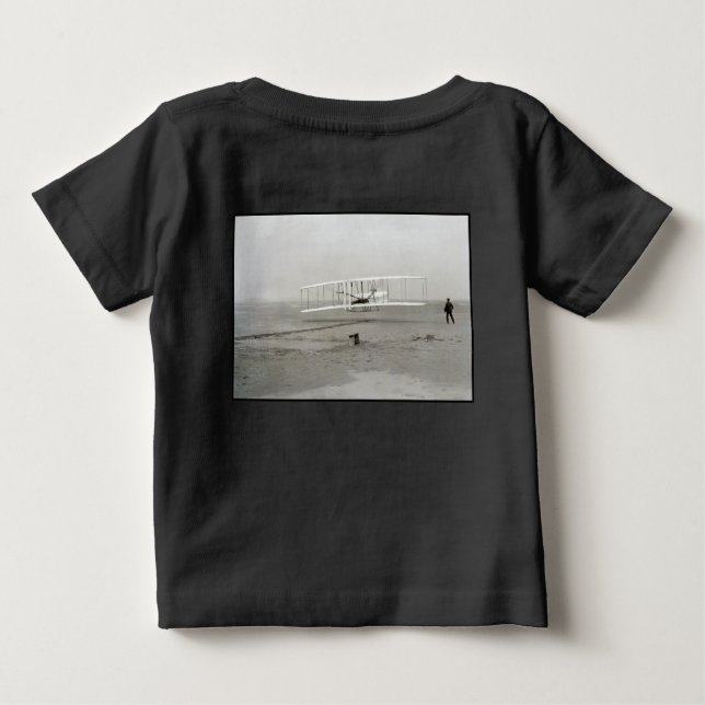 Wright Brothers Flyer Första Flygplansflygning Luf T Shirt (Baksida)