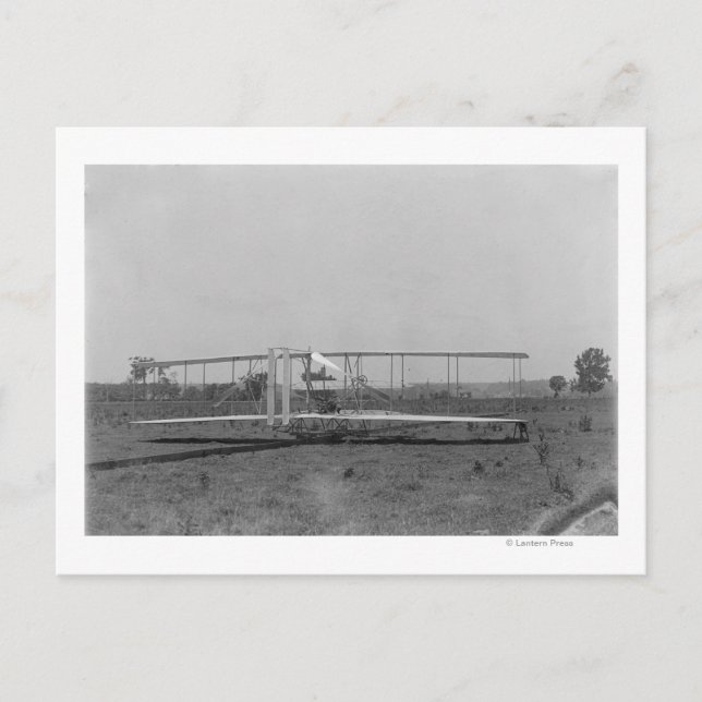 Wright Brothers Flygplan Close View Vykort (Framsida)