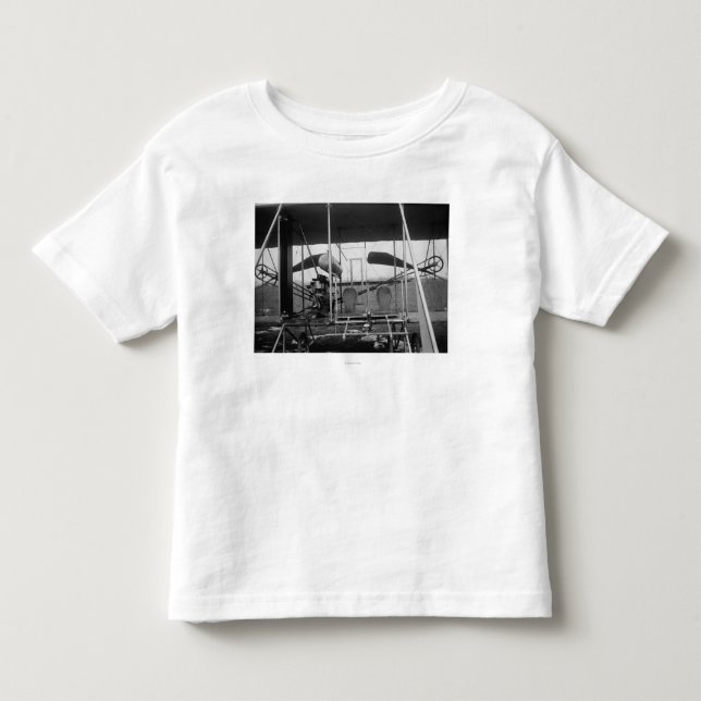 Wright Brothers Flygplan med Pilot och Tee (Framsida)