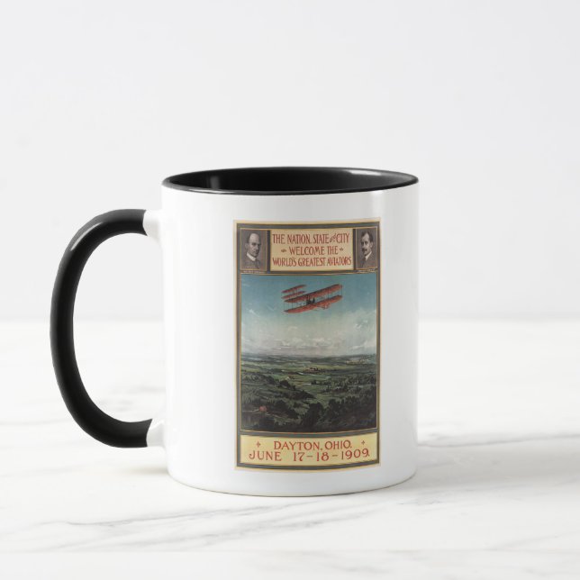 Wright Brothers Flygplan Mugg (Vänster)