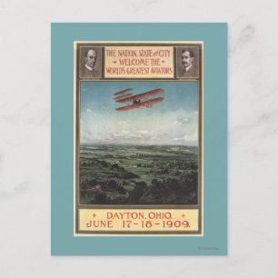 Wright Brothers Flygplan Vykort