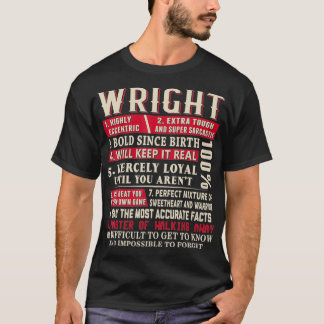 Wright Namn Gift Wright Wright Surname T Shirt