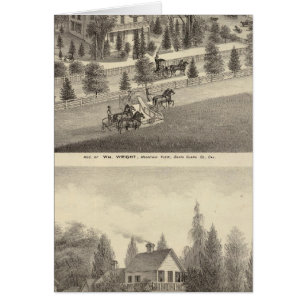 Wright, Putnam-bostäder Hälsningskort