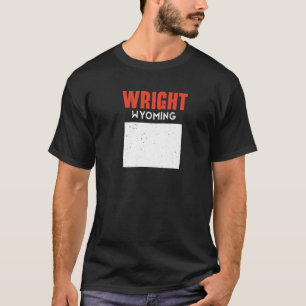Wright Wyoming Förenta staterna, USA, Travel Wyomi T Shirt