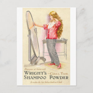 Wrights Shampoo Powder Vykort