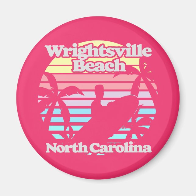 Wrights tsville Beach North Carolina Magnet (Framsidan)