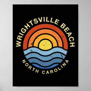 Wrights tsville Beach North Carolina Nc Summer Wil Poster