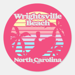 Wrights tsville Beach North Carolina Runt Klistermärke