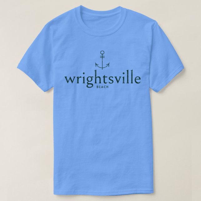 Wrights tsville Beach North olina Anchor T Shirt (Design framsida)