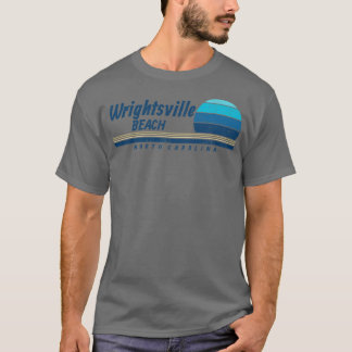 Wrights tsville Beach North olina Blue Sunrise T Shirt