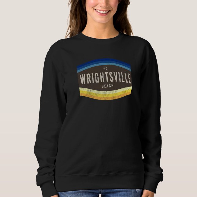 Wrightsville Beach, NC Vacationing Shoreline Palet T Shirt (Framsida)