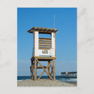 WrightTville Beach Lifeguard stand 5 Vykort