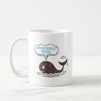 WrightTville Beach Nc Summertime Vacationing Whale Kaffemugg