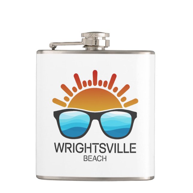 WrightTville Beach North Carolina Sunglasses Fickplunta (Framsidan)