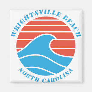 WrightTville Beach Surfa Wave Magnet