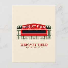 Wrigley Field: Home of the Cubs Vykort