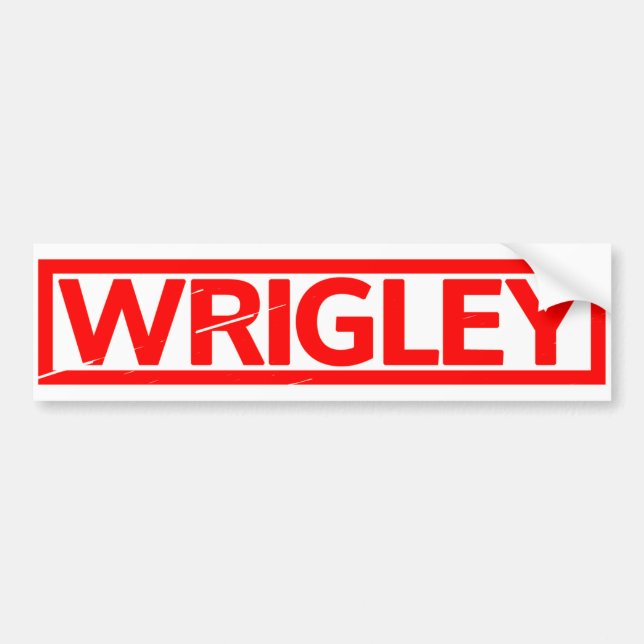 Wrigley Frimärke Bildekal (Framsidan)
