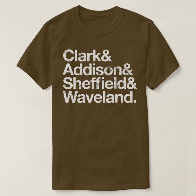 Wrigleyville-grannskapet North Side TShirt T Shirt (Design framsida)