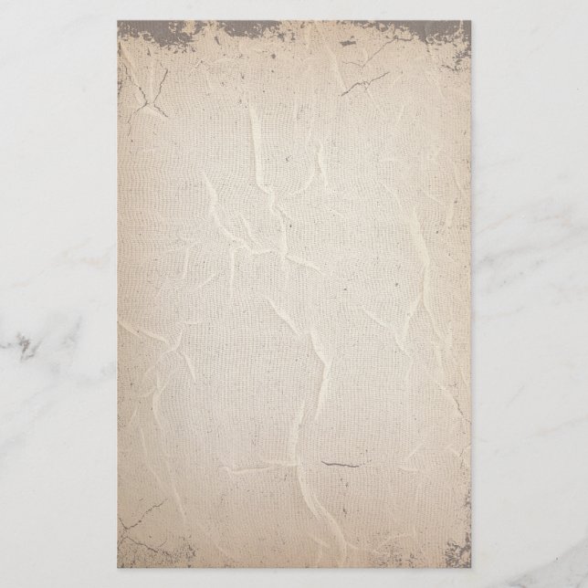 Wrinkled Antique Stationery Brevpapper (Framsida)