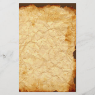 Wrinkled Vintage Stationery Brevpapper