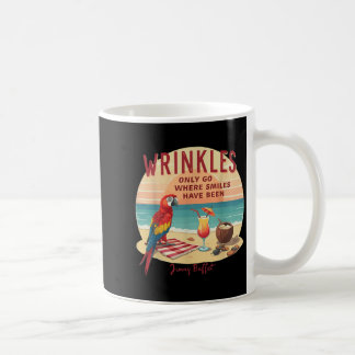 Wrinkles går bara dit leenden har parrot Sum Kaffemugg