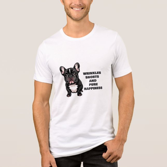 Wrinkles, snores och ren lycka t shirt (Framsida)