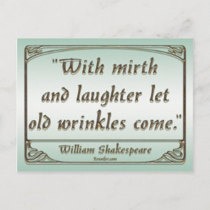 Wrinkles-vykort Vykort