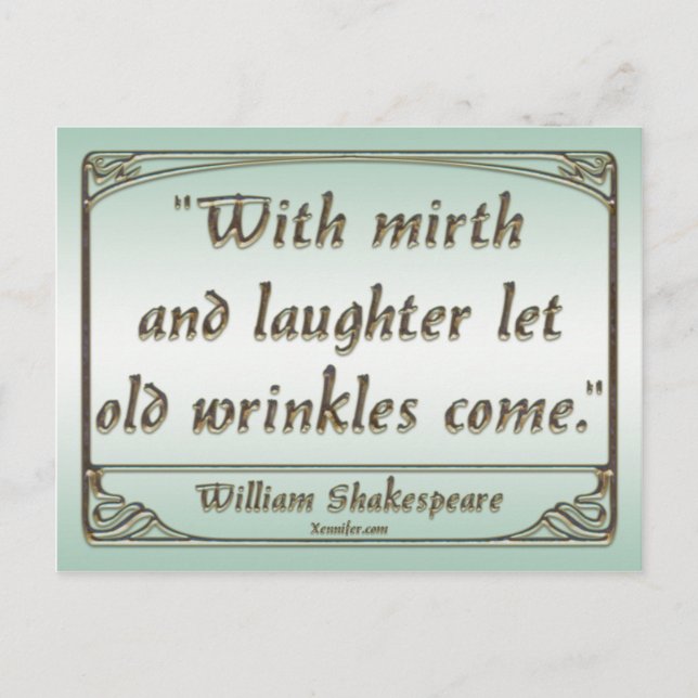 Wrinkles-vykort Vykort (Framsida)