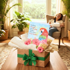 Wrist Surgery Healing Scarlet Macaws, Hibiscus Kort