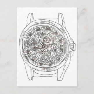 Wrist Whatch Vykort