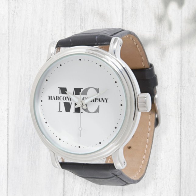 Wristwatch with Initial for Business, Personal Gif Armbandsur (Skapare uppladdad)