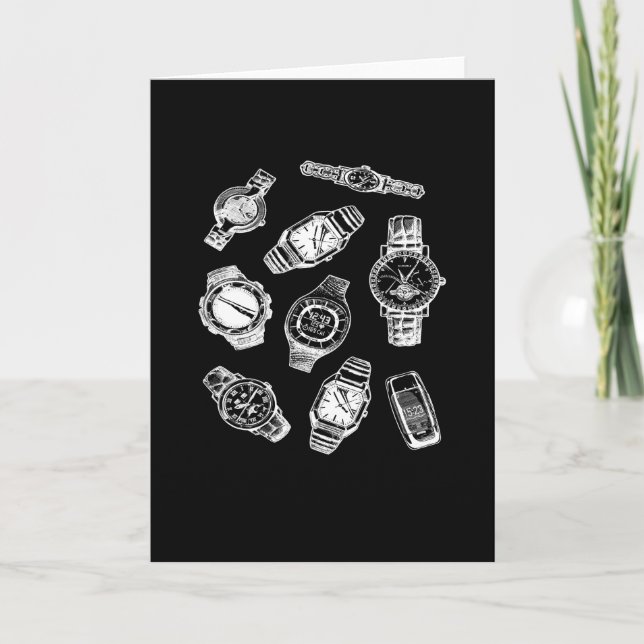 Wristwatches Luxury Watches Clocks Clock Kort (Framsida)