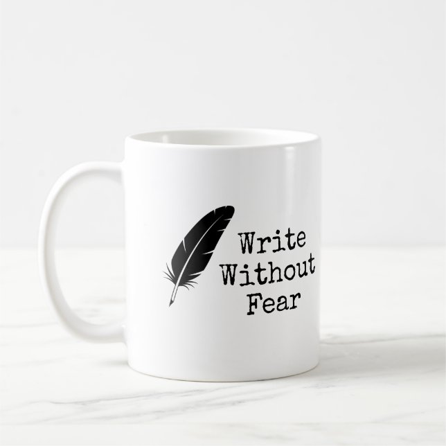 Write Without Fear Edit Without Mercy Writers Kaffemugg (Vänster)