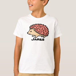 write your name on this Pink Hedgehog T Shirt