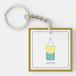 WRITER Acrylic Keychain av Poet Adiela Akoo