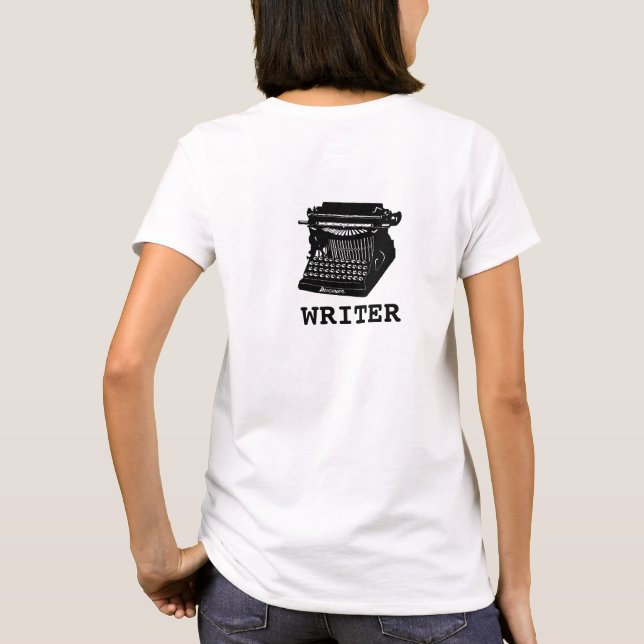 Writer Antique-skrivmaskin Tröja (Baksida)