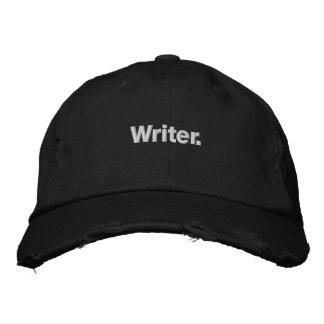"Writer" Baseball Hat Broderad Keps