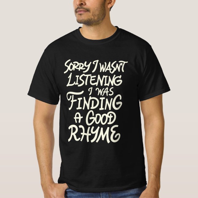 Writer funny quote Poetry humor T Shirt (Framsida)