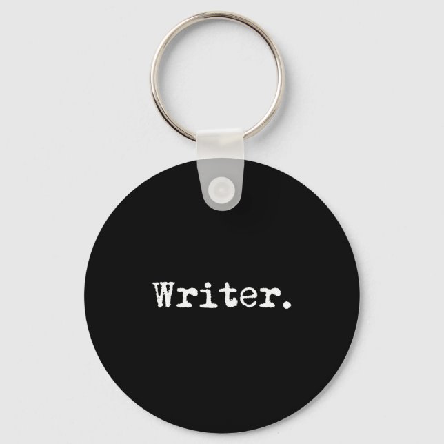 Writer Funny Writing Book Au Novelist Gift Christm Nyckelring (Framsida)