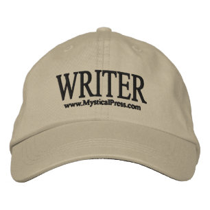 Writer Hat Broderad Keps