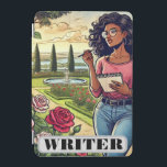 Writer in rose garden tablet or laptop case iPad mini skydd<br><div class="desc">Celebrate your love for words with this stylish and protective laptop or tablet case! Featuring the powerful words "Writer" and "Poet" in a bold, elegant font, this case is perfect for journaling lovers, storytellers, lyricists, and creatives alike. Whether you're drafting your next masterpiece or carrying your inspiration on the go,...</div>