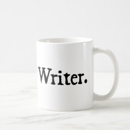 Writer. Kaffemugg