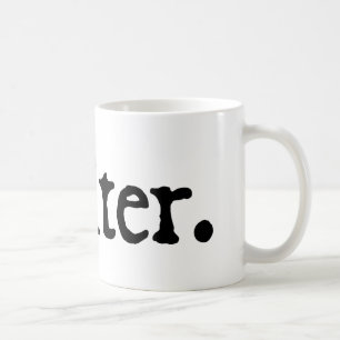 Writer. Kaffemugg