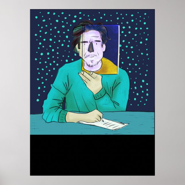 Writer - Karl Ove Knausgaard Poster (Framsidan)