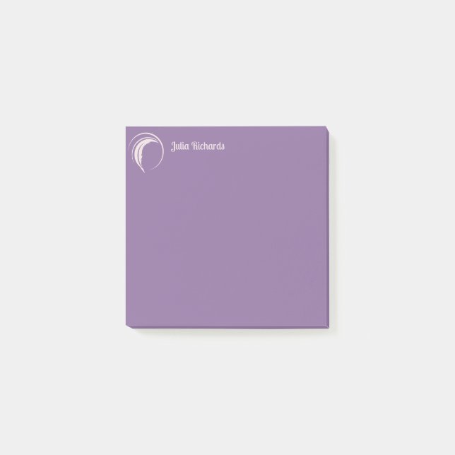 Writer Lila Macaroon Post-it Block (Framsida)