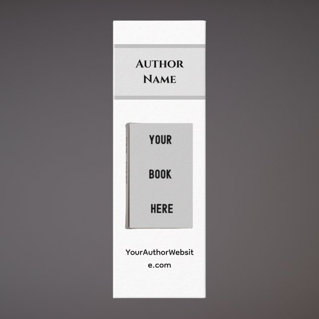 Writer or Author Mini Bookmark For Promotions Mini Visitkort (Skapare uppladdad)